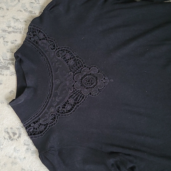 RW&Co sweater with lace detail - Picture 2 of 3